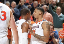 Devon Hall Scores Career High as UVA Defeats NC State 68-51